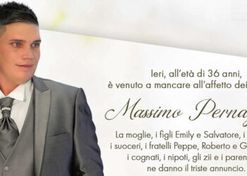 Rosolini piange Massimo Pernagallo, morto a 36 anni per un malore improvviso