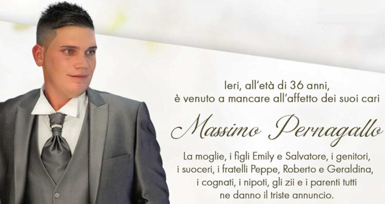 Rosolini piange Massimo Pernagallo, morto a 36 anni per un malore improvviso