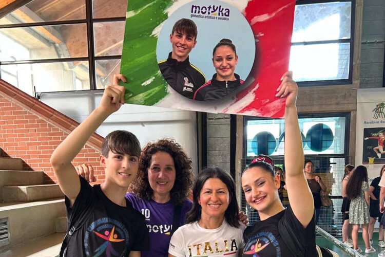 Campionato nazionale Assoluto Gold di Gorle la Motyka al quarto posto con Cappello e Iemmolo