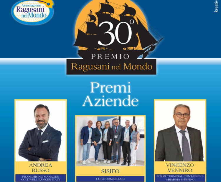 Premio Ragusani nel Mondo: il 26 e 27 luglio due serate evento
