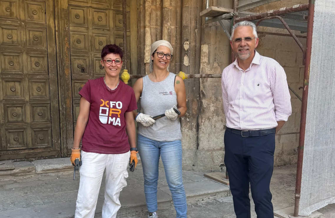 I lavori nella Chiesa del Carmine a Modica procedono spediti 