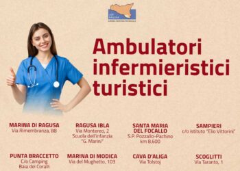 Asp Ragusa, attivati gli ambulatori turistici infermieristici per l'estate 2025