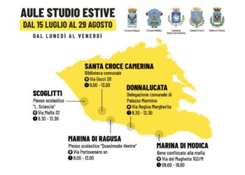 Ragusa: 5 aule studio sul litorale ibleo: ecco dove