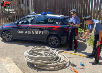 Ispica, arrestato in flagranza dai carabinieri ladro di cavi di rame
