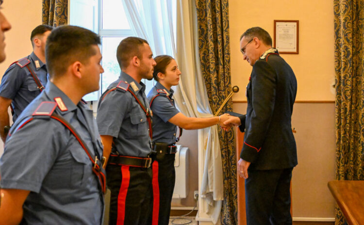Carabinieri Ragusa, 8 Marescialli Allievi in tirocinio pratico-applicativo