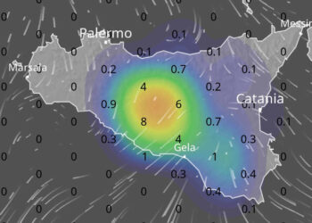 Maltempo in Sicilia, sole al mattino e temporali nel pomeriggio