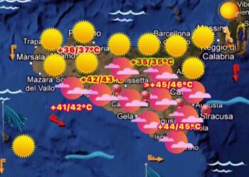 Caldo estremo in Sicilia, oggi è il giorno del picco: fino a 45 gradi a Ragusa