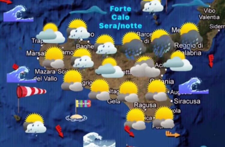 Maltempo Sicilia, in arrivo venti di burrasca che spazzeranno via l'afa e mari proibitivi
