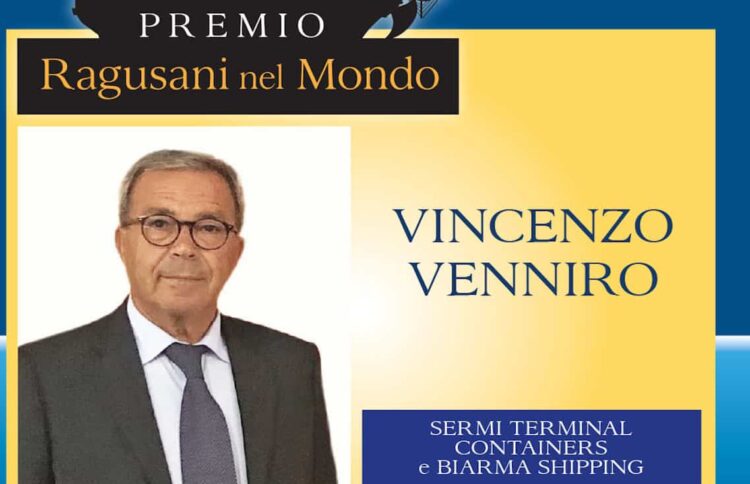 Premio Ragusani nel Mondo 2025, tra i premiati Vincenzo Venniro