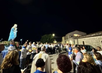 Maria SS. delle Grazie in zona Barco a Modica, ieri sera la processione