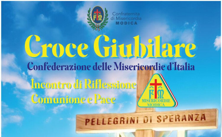 Croce giubilare Pellegrini di speranza a Pozzallo