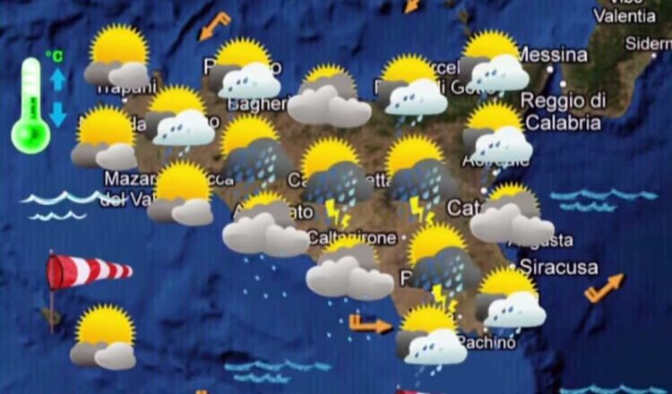 Maltempo Sicilia, temporali in arrivo anche oggi: l'instabilità non molla
