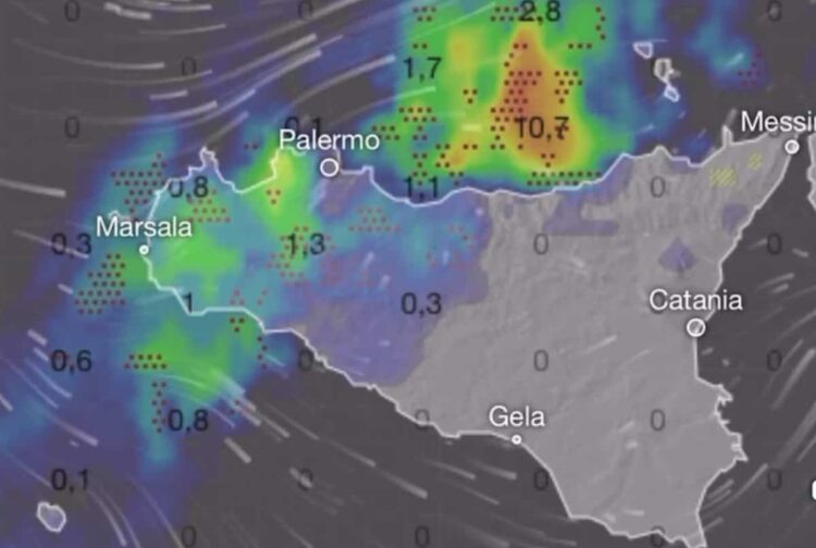Maltempo Sicilia, temporali e calo delle temperature nell'ultimo weekend di agosto