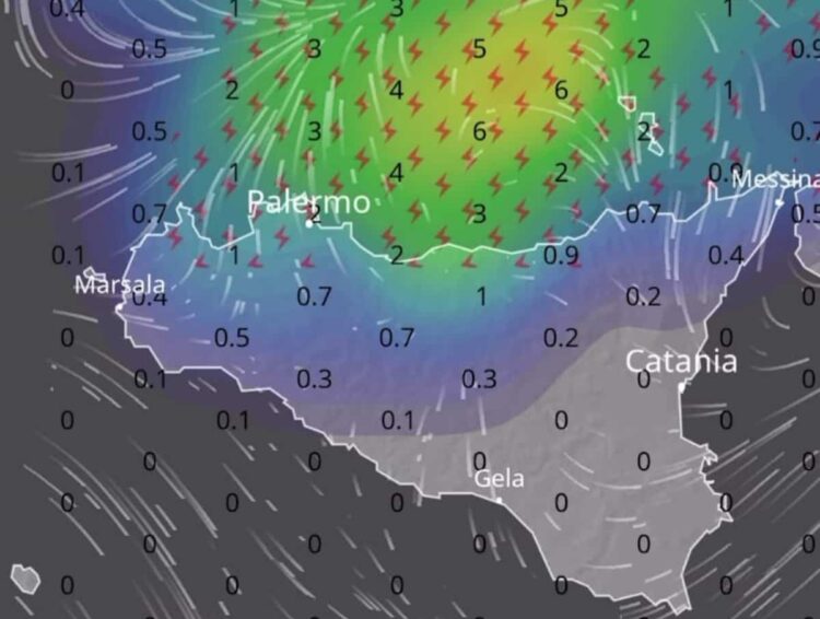 Maltempo Sicilia, dal caldo al fresco con venti di burrasca e instabilità