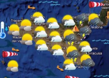 Maltempo Sicilia: temporali e grandinate anche domani, l'instabilità si sposta a est