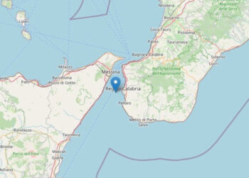 Terremoto oggi nello Stretto di Messina: scossa di magnitudo 2.6