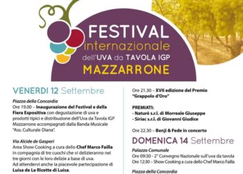 Festival Internazionale dell'Uva da Tavola Igp a Mazzarrone
