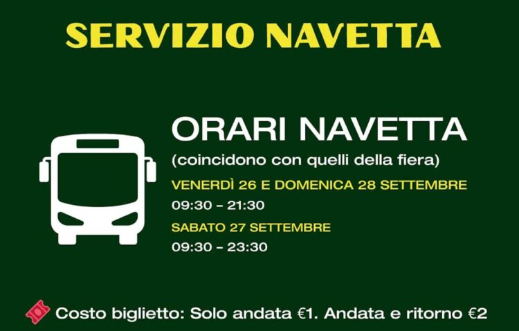 Fiera Agroalimentare Mediterranea di Ragusa dal 26 al 28 settembre: attivo bus navetta