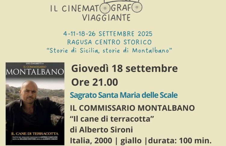 Il Cinematografo Viaggiante porta Montalbano nel cuore di Ragusa