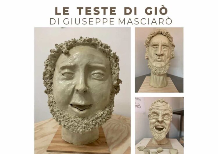 Le teste di Giò nel cuore di Scicli
