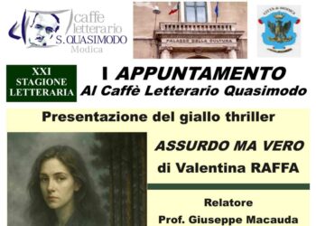 Modica, al Quasimodo la scrittrice Valentina Raffa