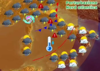 Maltempo Sicilia: forte perturbazione atlantica porterà pioggia e temporali