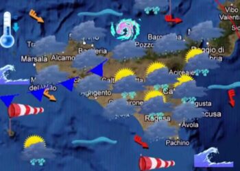 Maltempo Sicilia: 1 ottobre con forti temporali e calo termico