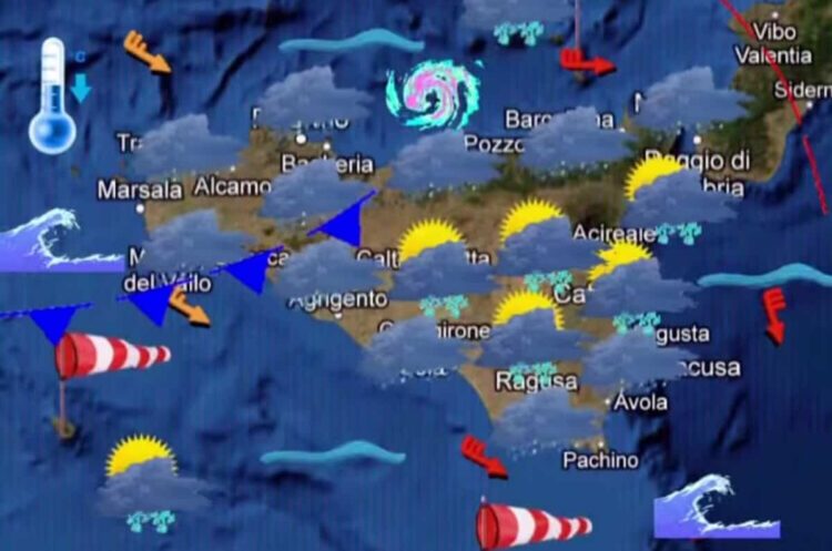 Maltempo Sicilia: 1 ottobre con forti temporali e calo termico