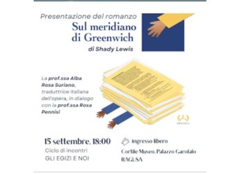 Sul meridiano di Greenwich, a Ragusa presentazione del romanzo di Shady Lewis