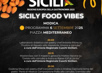 Sicilia Regione Europea della Gastronomia 2025 a Marina di Modica