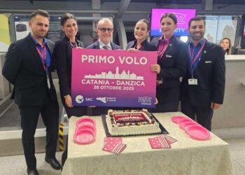 Aeroporto Catania, Wizz Air inaugura rotta Catania–Danzica