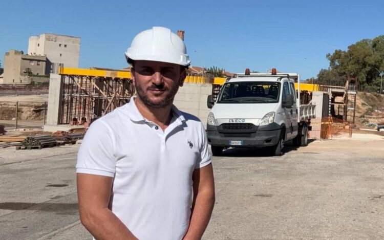 Vittoria, sopralluogo al cantiere della nuova scuola dell'infanzia nel piazzale dell'ex mercato