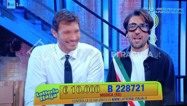 Affari Tuoi, biglietto fortunato della Lotteria Italia da 10 mila euro venduto a Modica