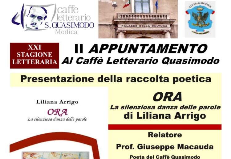 Modica, al Quasimodo la poetessa agrigentina Liliana Arrigo