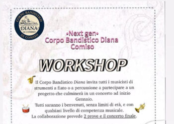 Comiso: work shop musicale per tutti i cittadini che vogliono partecipare