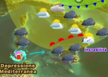 Maltempo Sicilia, depressione mediterranea porterà piogge e freddo: ecco quando