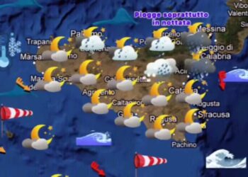 Maltempo in Sicilia: in arrivo aria artica e instabilità