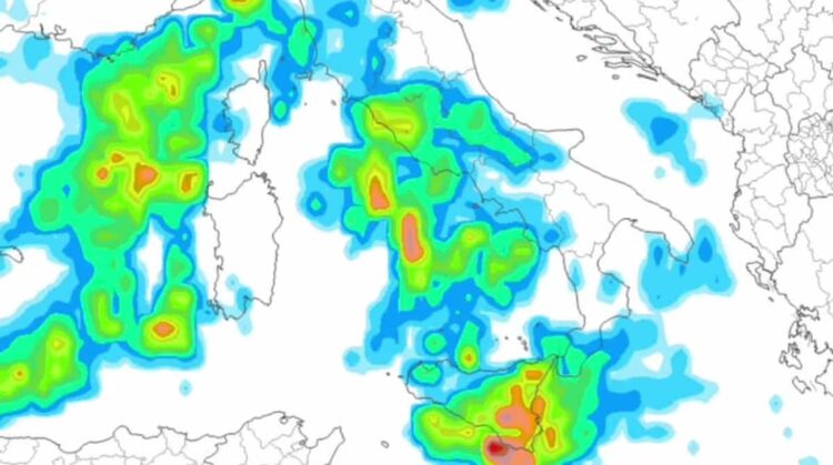 Maltempo Sicilia, piogge e temporali per due giorni