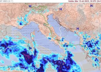 Maltempo Sicilia, temporali e brusco calo termico: in arrivo carrellata atlantica
