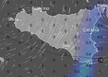 Maltempo Sicilia: piogge sparse da Ragusa a Messina