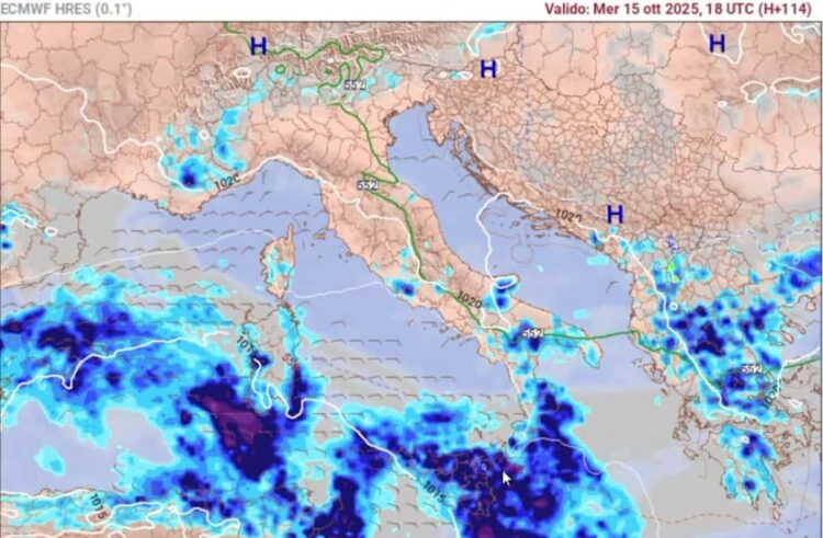 Maltempo Sicilia, temporali e brusco calo termico: in arrivo carrellata atlantica