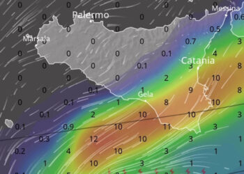 Maltempo Sicilia, depressione afro mediterranea porta piogge e temporali