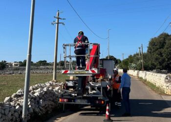 Modica, ripristinata la pubblica illuminazione
