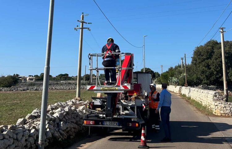 Modica, ripristinata la pubblica illuminazione