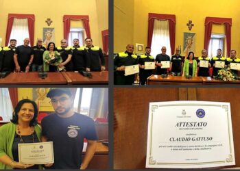 Comiso, sindaco consegna attestato al gruppo di Protezione Civile