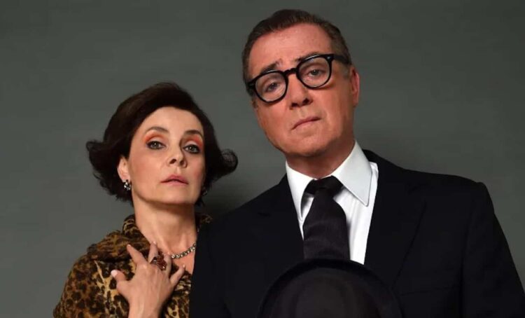 Massimo Ghini e Galatea Ranzi al Teatro Garibaldi di Modica con Il vedovo