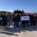 Scoglitti, alla foce del fiume Ippari il flash mob di Fratelli d'Italia