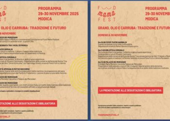 Il Food Mama Festival si conclude a Modica il 29 e il 30 novembre