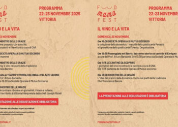 Food Mama Fest a Vittoria il 22 e il 23 novembre
