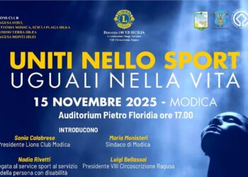 A Modica Uniti nello sport, uniti nella vita